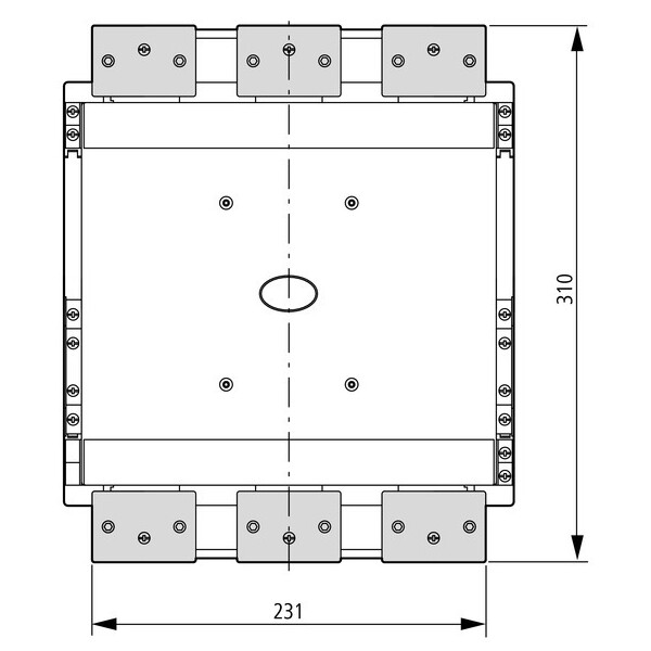 Bornes pour raccordement par feuillard, pour dilm750/820, (3 pièces) (DILM820-XKB-S) - Eaton - 208295