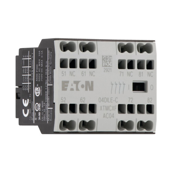 Contacts auxiliaires frontaux, 4 pôles (04DILE-C) - Eaton - 230258