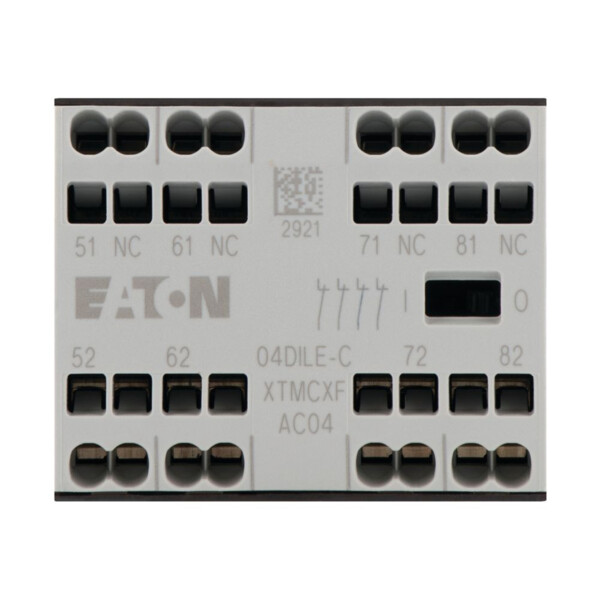 Contacts auxiliaires frontaux, 4 pôles (04DILE-C) - Eaton - 230258
