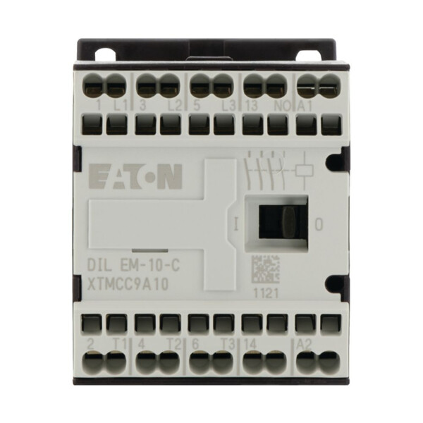 Contacteur de puissance, 3p+1f, 4kw/400v/ac3 (DILEM-10-C(110V50HZ,120V60HZ)) - Eaton - 231658