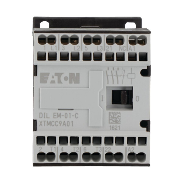 Contacteur de puissance, 3p+1o, 4kw/400v/ac3 (DILEM-01-C(42V50HZ,48V60HZ)) - Eaton - 231680