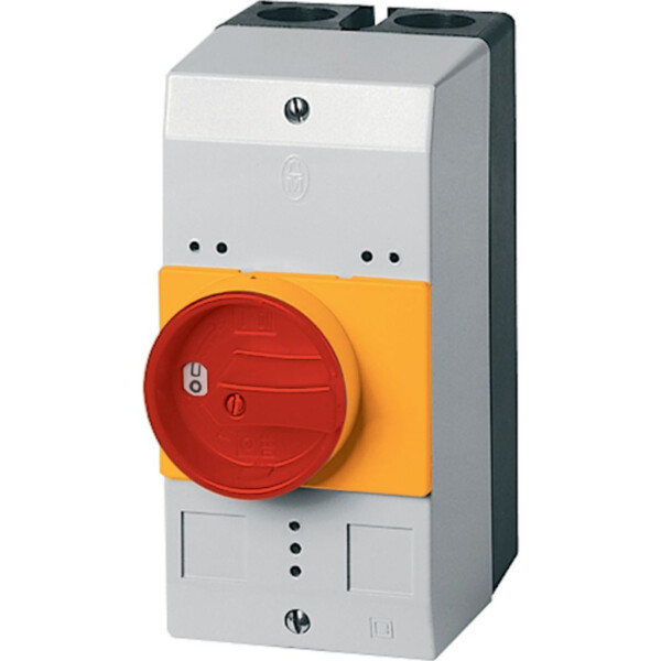 Coffret isolant, ip55, poignée rotative rouge jaune, pour pkz0 (CI-PKZ0-GRM) - Eaton - 260104