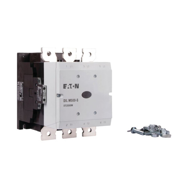 Contacteur de puissance, 3p+2f+2o, 250kw/400v/ac3 (DILM500-S/22(110-120V50/60HZ)) - Eaton - 274198