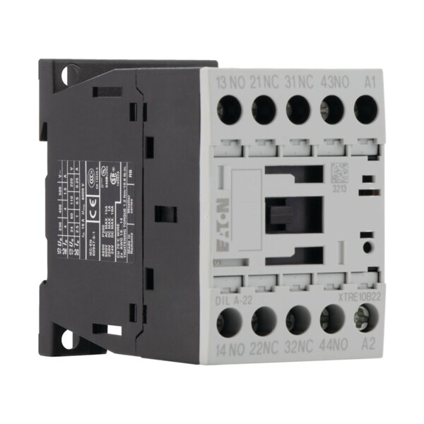 Contacteur auxiliaire, 2f+2o, ac (DILA-22(24V50/60HZ)) - Eaton - 276403