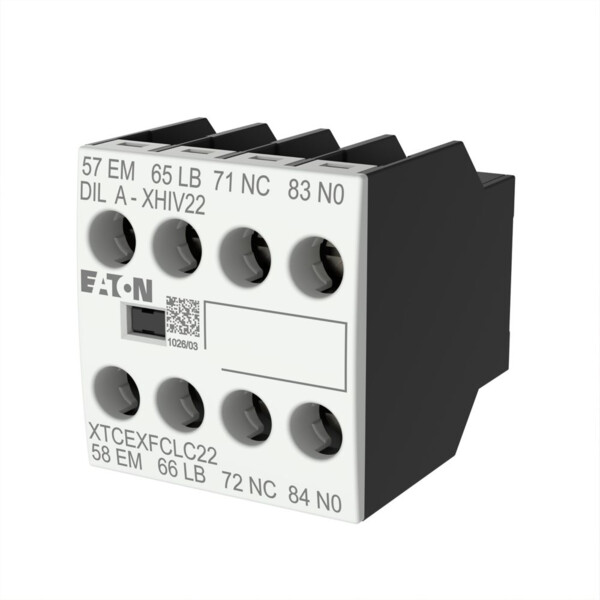Contacts auxiliaires haute, 1f+1fa+1o+1or (DILA-XHIV22) - Eaton - 276429
