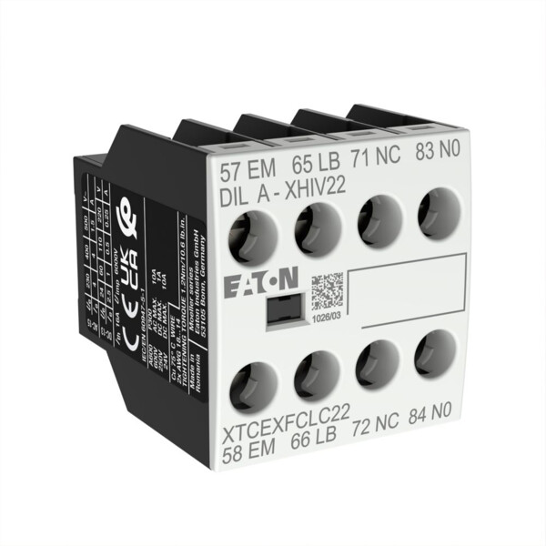 Contacts auxiliaires haute, 1f+1fa+1o+1or (DILA-XHIV22) - Eaton - 276429