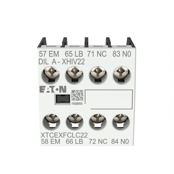 Contacts auxiliaires haute, 1f+1fa+1o+1or (DILA-XHIV22) - Eaton - 276429