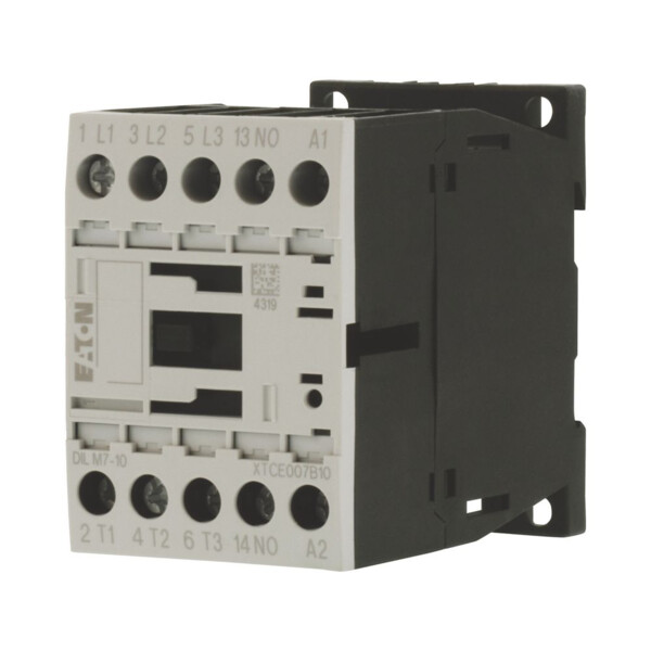 Contacteur de puissance, 3p+1f, 3kw/400v/ac3 (DILM7-10(42V50/60HZ)) - Eaton - 276555
