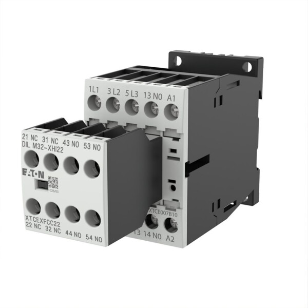 Contacteur de puissance, 3p+3f+2o, 3kw/400v/ac3 (DILM7-32(24VDC)) - Eaton - 276670