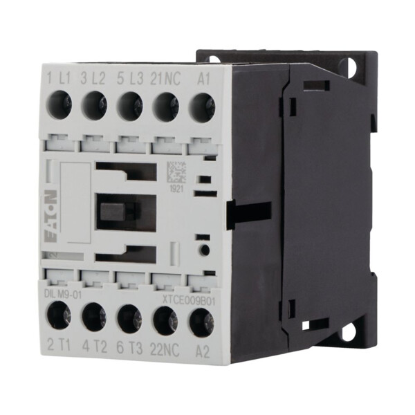 Contacteur de puissance, 3p+1o, 4kw/400v/ac3 (DILM9-01(220V50/60HZ)) - Eaton - 276732