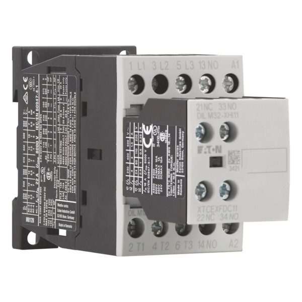 Contacteur de puissance, 3p+2f+1o, 5.5kw/400v/ac3 (DILM12-21(230V50HZ,240V60HZ)) - Eaton - 276900