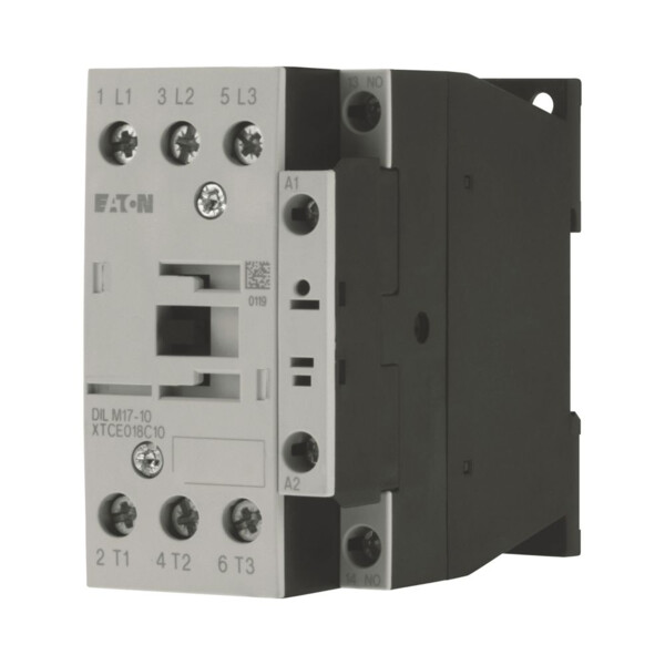 Contacteur de puissance, 3p+1f, 7.5kw/400v/ac3 (DILM17-10(110V50HZ,120V60HZ)) - Eaton - 277001