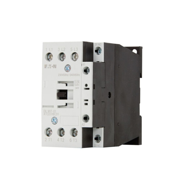 Contacteur de puissance, 3p+1o, 7.5kw/400v/ac3 (DILM17-01(230V50HZ,240V60HZ)) - Eaton - 277036