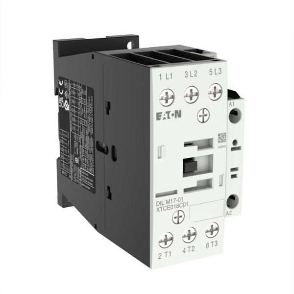 Contacteur de puissance, 3p+1o, 7.5kw/400v/ac3 (DILM17-01(RDC130)) - Eaton - 277052