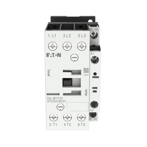Contacteur de puissance, 3p+1o, 7.5kw/400v/ac3 (DILM17-01(RDC130)) - Eaton - 277052