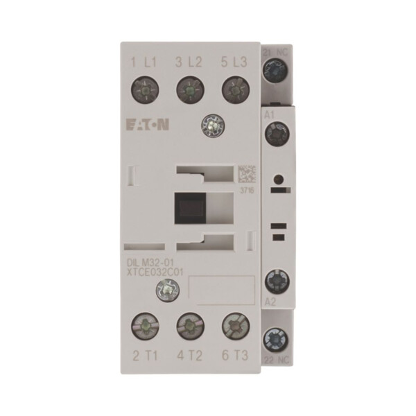 Contacteur de puissance, 3p+1o, 15kw/400v/ac3 (DILM32-01(240V50HZ)) - Eaton - 277281