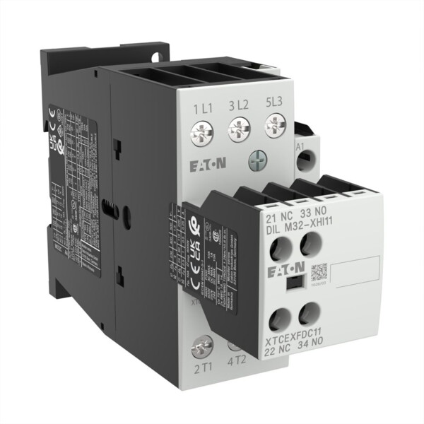 Contacteur de puissance, 3p+2f+1o, 15kw/400v/ac3 (DILM32-21(230V50HZ,240V60HZ)) - Eaton - 277324