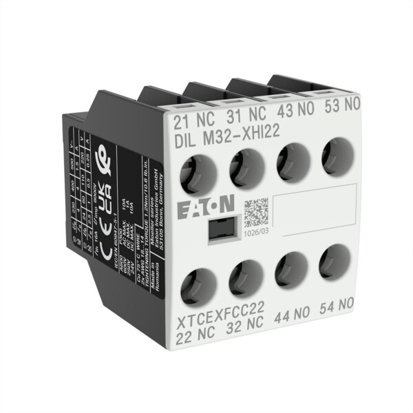 Contacts auxiliaires, 2f+2o (DILM32-XHI22) - Eaton - 277377