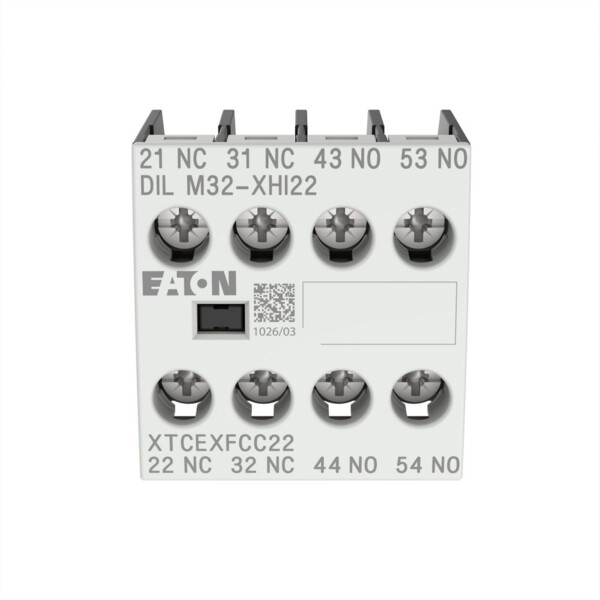 Contacts auxiliaires, 2f+2o (DILM32-XHI22) - Eaton - 277377