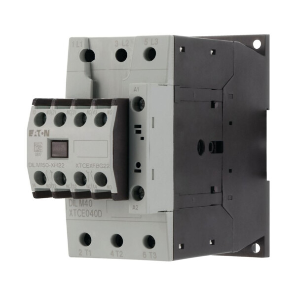 Contacteur de puissance, 3p+2f+2o, 18.5kw/400v/ac3 (DILM40-22(RDC24)) - Eaton - 277812