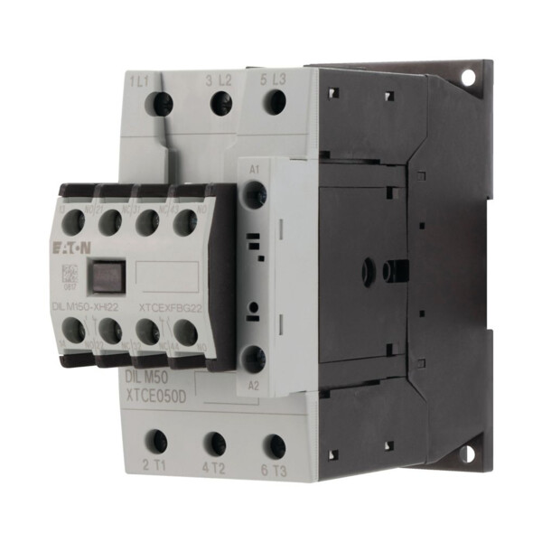 Contacteur de puissance, 3p+2f+2o, 22kw/400v/ac3 (DILM50-22(RDC24)) - Eaton - 277876