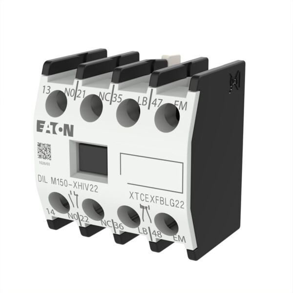 Module de contacts auxiliaires, 1f+1fa+1o+1or (DILM150-XHIV22) - Eaton - 277953