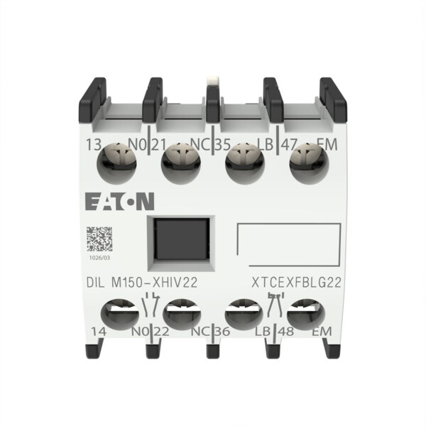 Module de contacts auxiliaires, 1f+1fa+1o+1or (DILM150-XHIV22) - Eaton - 277953