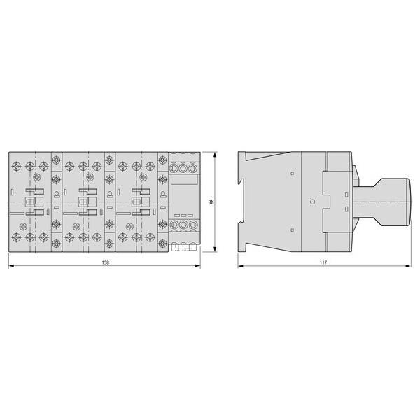 Ensemble démarreur étoile-triangle, 7.5kw/400v/ac3 (SDAINLM16(230V50HZ,240V60HZ)) - Eaton - 278311