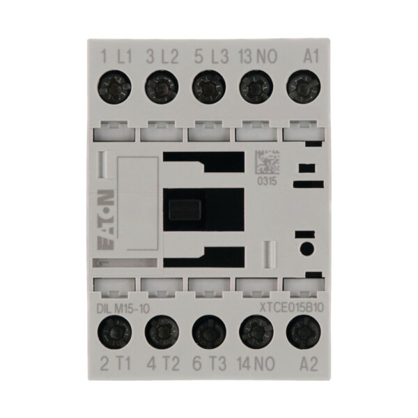 Contacteur de puissance, 3p+1f, 7.5kw/400v/ac3 (DILM15-10(110V50HZ,120V60HZ)) - Eaton - 290055