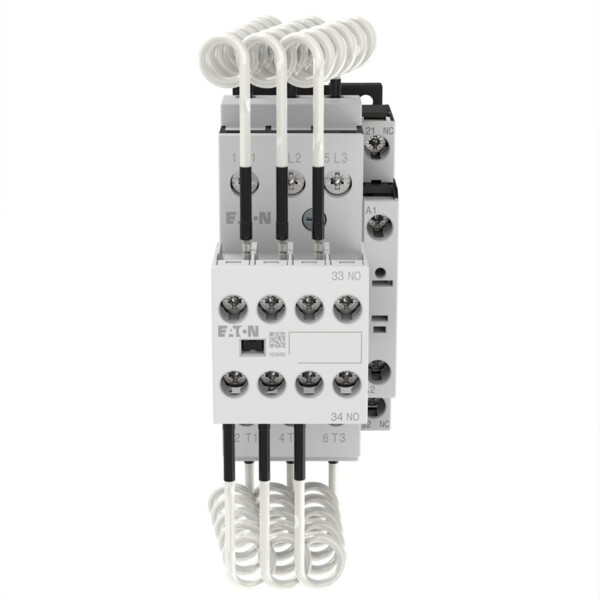 Contacteur pour condensateurs triphasés 3ph, 12.5kvar (DILK12-11(190V50HZ,220V60HZ)) - Eaton - 293986