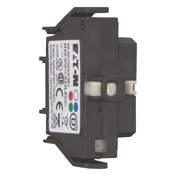 Elément fonction., 3 pos., Led-g, fond (M22-SWD-K22LEDC-G) - Eaton - 116011
