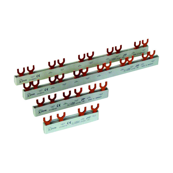 Barres ev, 3phases, 6,5pe, pour utilisation de contacts auxiliaires (EVG-16/3PHAS/6MODUL/HI) - Eaton - 291485