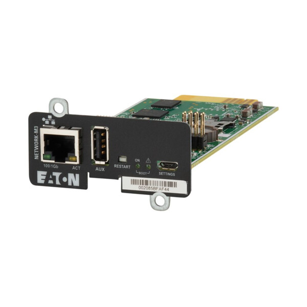 Carte réseau gigabit cybersécurisée pour onduleur eaton - Eaton - NETWORK-M3
