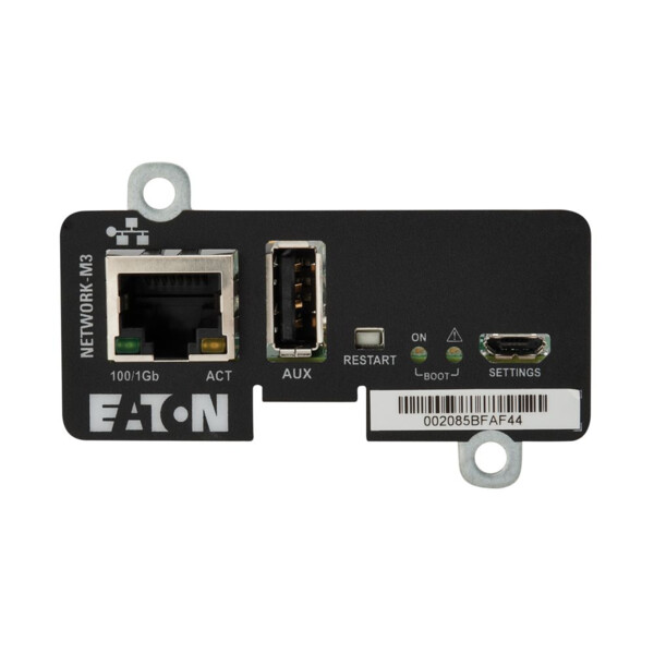 Carte réseau gigabit cybersécurisée pour onduleur eaton - Eaton - NETWORK-M3