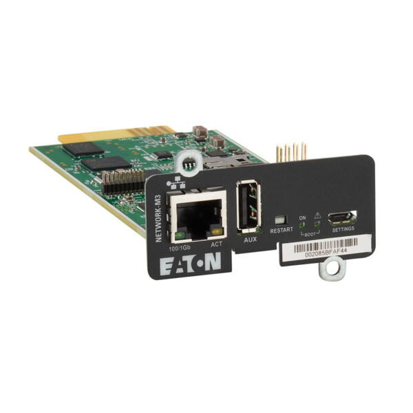 Carte réseau gigabit cybersécurisée pour onduleur eaton - Eaton - NETWORK-M3