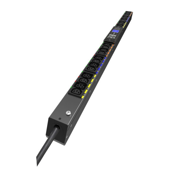 Pdu g4 managed 0u triphasé 16a entrée iec 309 sortie 12xc13,12xc39 - Eaton - EVMAF316A