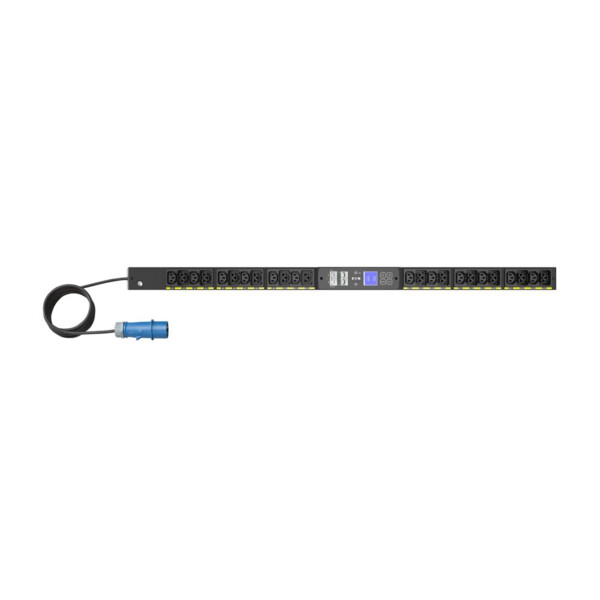 Pdu g4 metered 0u monophasé 16a entrée iec 309 sortie 12xc13,12xc39 - Eaton - EVMIF116A