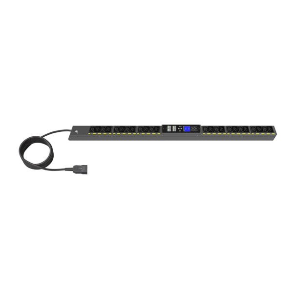 Pdu g4 metered 0u monophasé 16a entrée c20 sortie 12xc13,12xc39 - Eaton - EVMIFC20A