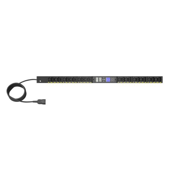 Pdu g4 metered 0u monophasé 16a entrée c20 sortie 12xc13,12xc39 - Eaton - EVMIFC20A