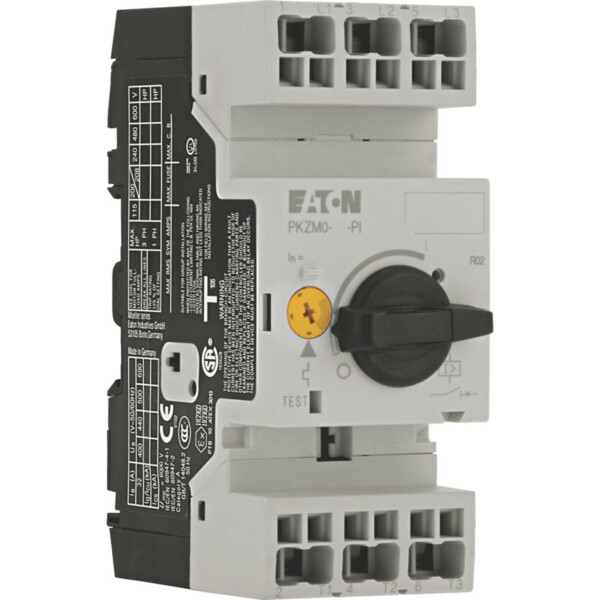 Disjoncteur de protection des transformateurs, 1.6 - 2.5 a, bornes push-in (pkzm0-2,5-t-pi) - Eaton - 199169