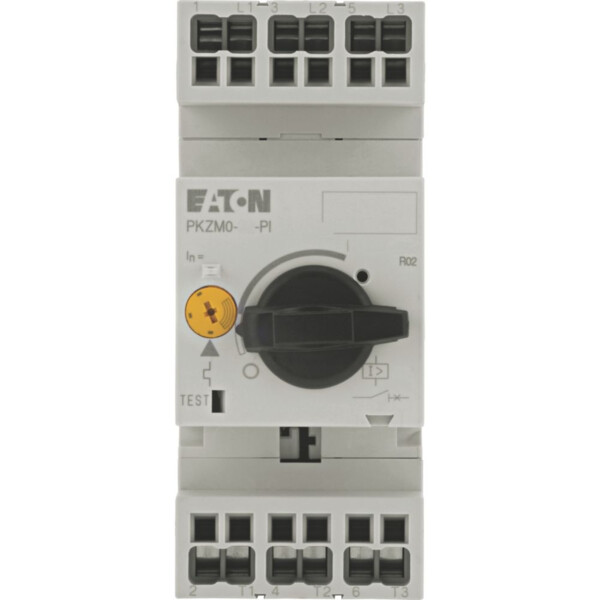 Disjoncteur de protection des transformateurs, 1.6 - 2.5 a, bornes push-in (pkzm0-2,5-t-pi) - Eaton - 199169