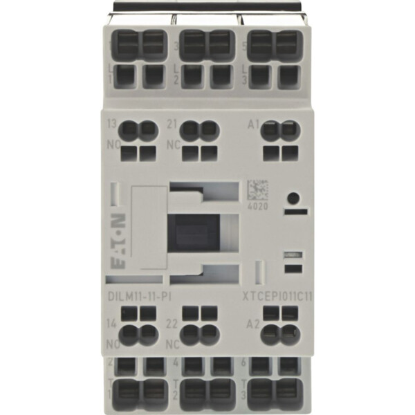 Contacteur puissance,380-400-4kw, 1f1o 230v 50hz, 240v 60hz, bornes push-in (dilm11-11(230v50hz,240v60)-pi) - Eaton - 199269