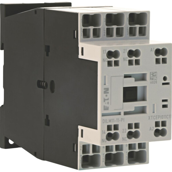 Contacteur puissance, 3, 380v 400v 4kw, 1 f, 1 o, 24v 50/60hz, bornes push-in (dilm11-11(24v50/60hz)-pi) - Eaton - 199271