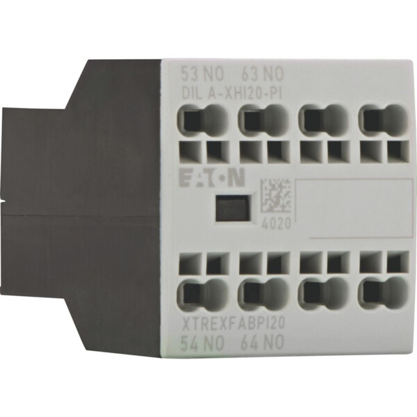 Contacts auxiliaires, 2 pôles, 2 f, bornes push-in, dila, dilm7-dilm38 (dila-xhi20-pi) - Eaton - 199313
