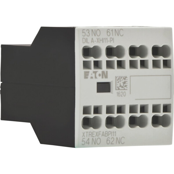 Contacts auxiliaires, 2 pôles, ith=16 a, 1f1o bornes push-in, dila, dilm7-dilm38 (dila-xhi11-pi) - Eaton - 199314