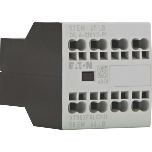 Contacts auxiliaires, 2 pôles, 1fa, 1or, bornes push-in, dila, dilm7-dilm38 (dila-xhiv11-pi) - Eaton - 199316