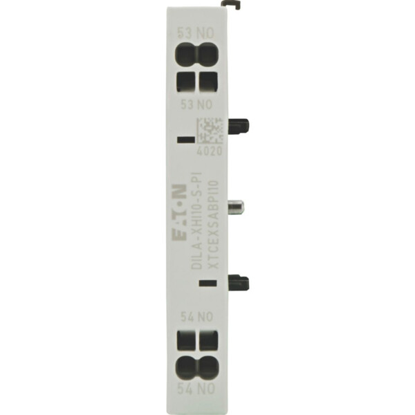 Contacts auxiliaires, 1 pôle, ith= 16 a, 1 f, bornes push-in, dila, dilm7-dilm15 (dila-xhi10-s-pi) - Eaton - 199323