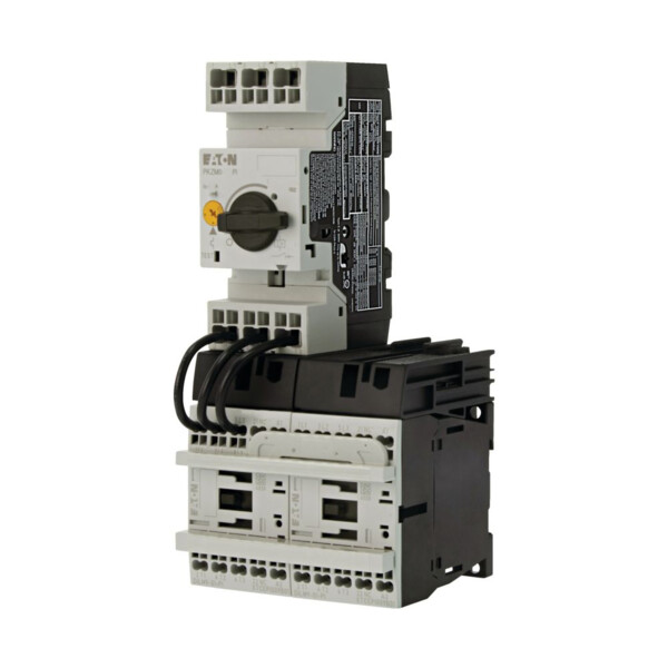 Démarreur inverseur, 380v-415v: 4kw, ir= 6.3-10 a, 24v dc, bornes push-in (msc-r-10-m9(24vdc)-pi) - Eaton - 199602