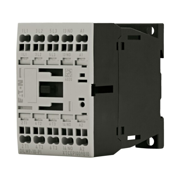 Contacteur puissance, 3, 380 v 400 v 4 kw, 1 f, 220 v 50/60 hz, bornes push-in (dilm9-10(220v50/60hz)-pi) - Eaton - 199647