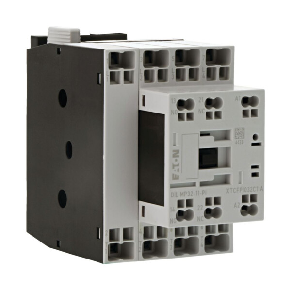 Contacteur puissance, 4, ac-1: 32 a, 1 f, 1 o, 230 v 50/60 hz, bornes push-in (dilmp32-11(230v50/60hz)-pi) - Eaton - 199674